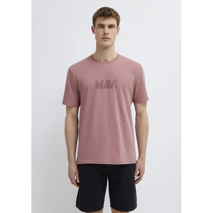 Mavi 0612896-70948 Mavi Logo Baskılı Pembe Tişört