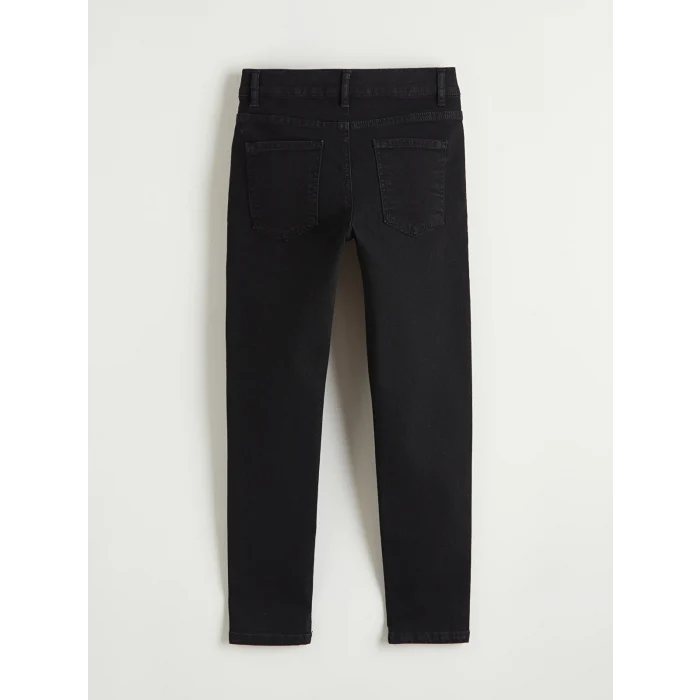 LCW Kids Siyah Super Skinny Fit Erkek Çocuk Jean Pantolon