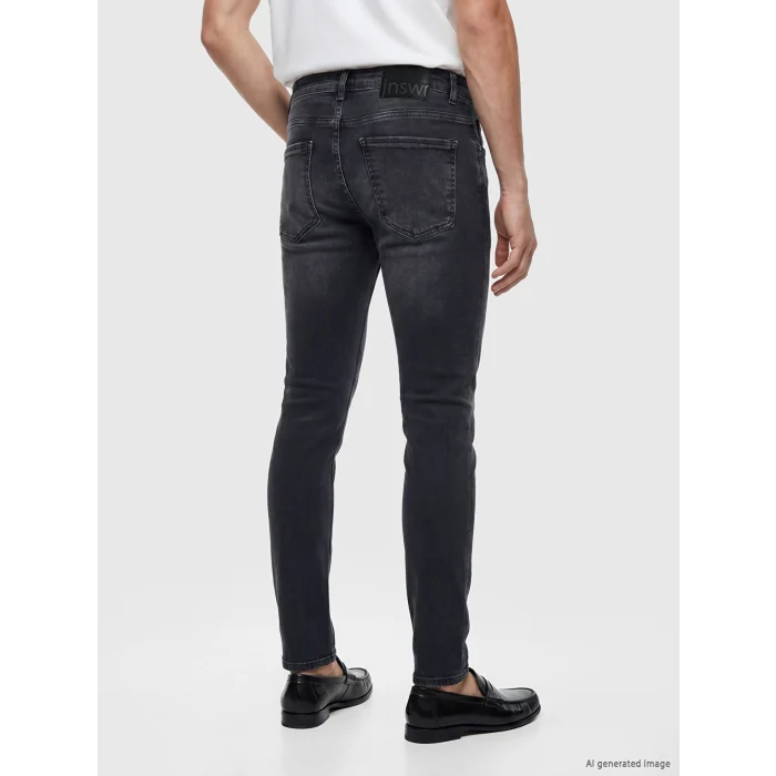 LCW Jeans Antrasit 750 Slim Fit Erkek Jean Pantolon