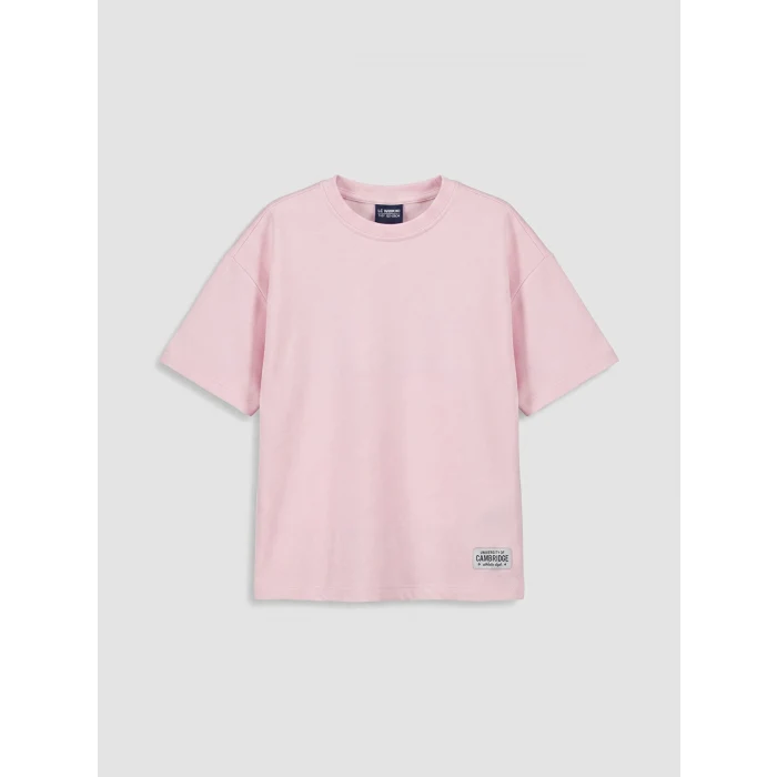 LCW Kids Pembe Kısa Kollu Kız Çocuk Soft Touch Takım