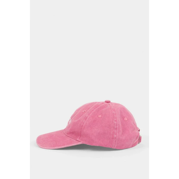 Defacto B7200AXPN1 Pembe Kadın Nakış Jean Cap Şapka