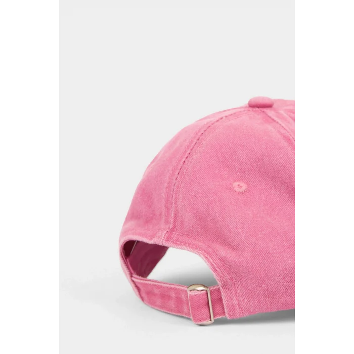 Defacto B7200AXPN1 Pembe Kadın Nakış Jean Cap Şapka