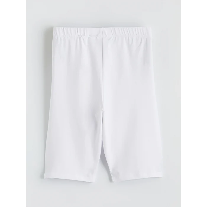 LCW Kids Beyaz Kız Çocuk Basic Kısa Tayt