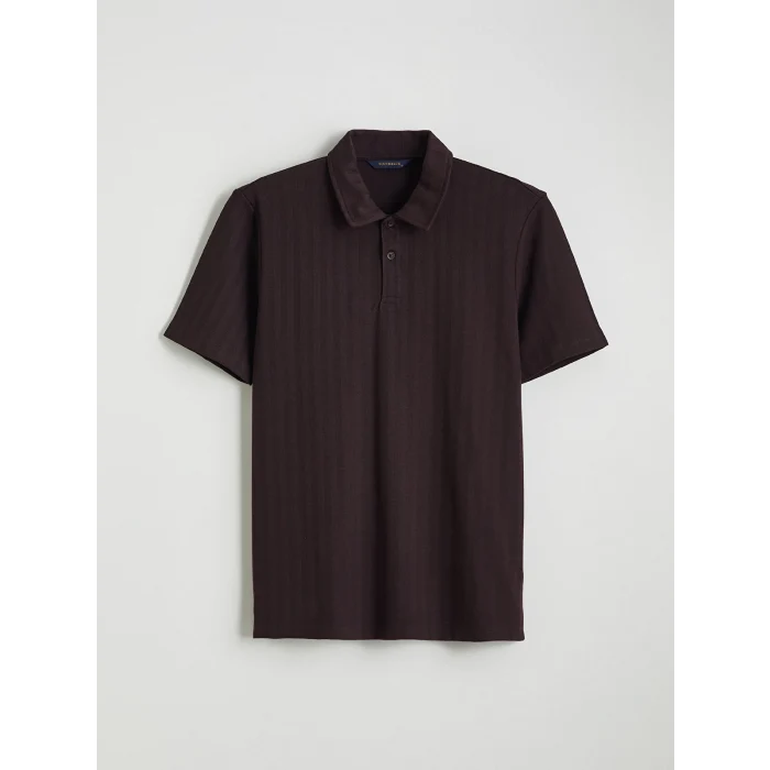 SOUTHBLUE Mürdüm Polo Yaka Erkek Tişört