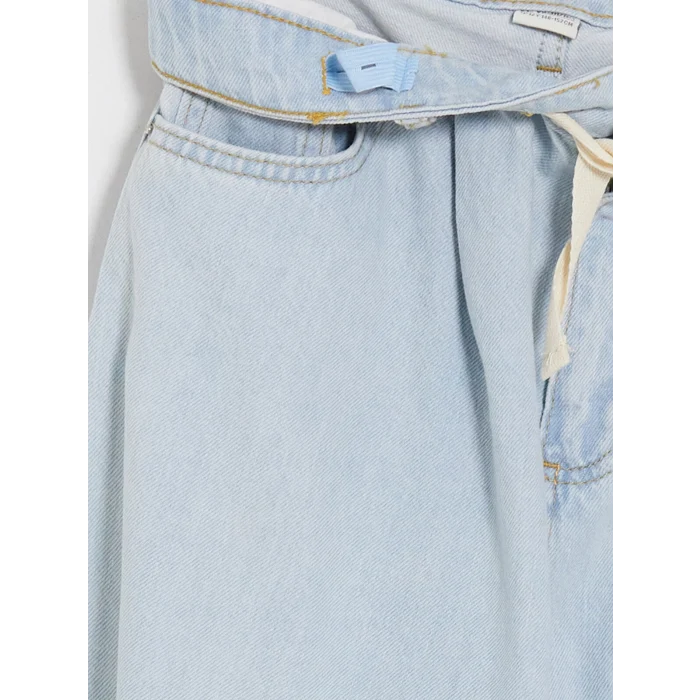 LCW Kids İndigo Baggy Fit Kız Çocuk Jean Pantolon