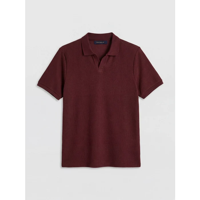 SOUTHBLUE Mürdüm Polo Yaka Erkek Tişört
