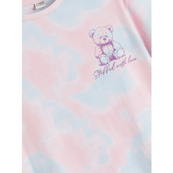 LCW Kids Karışık Baskılı Kız Çocuk Tişört