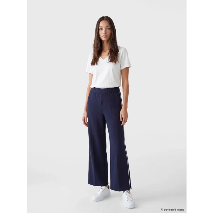 LCW Comfort Lacivert Beli Lastikli Soft Touch Kadın Eşofman Altı