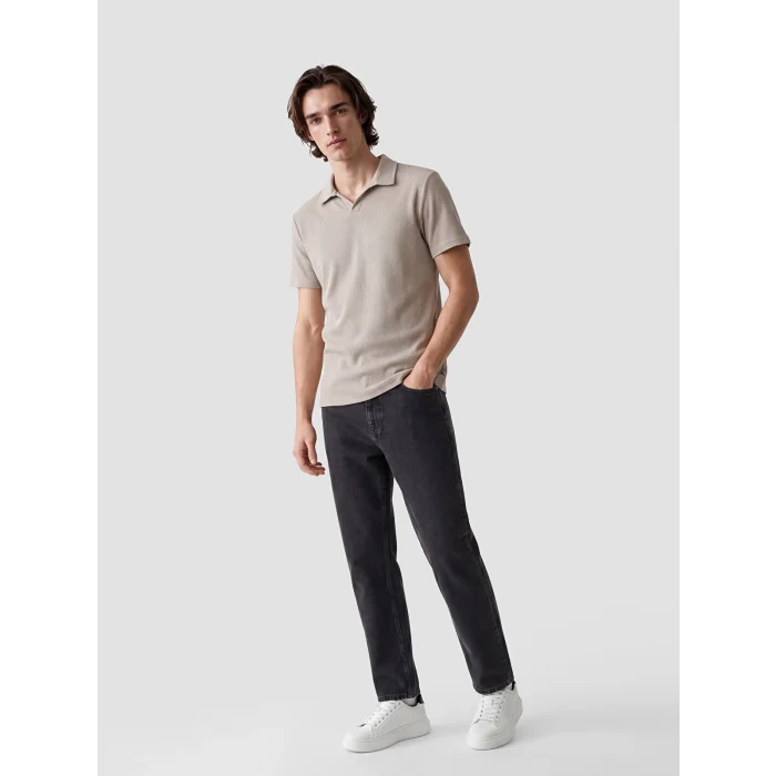 XSIDE Bej Polo Yaka Erkek Tişört