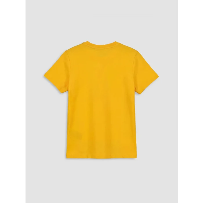 LCW Kids Turuncu Galatasaray Baskılı Erkek Çocuk Şortlu Pijama Takımı