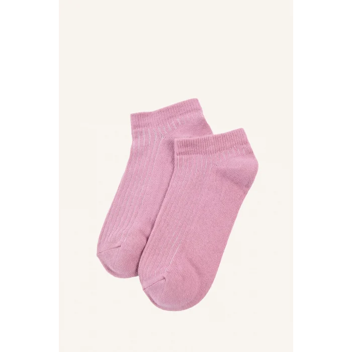 Defacto H5354A8PN4 Pembe 5li Pamuklu Patik Çorap Kız Çocuk
