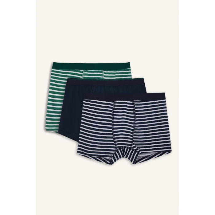 Defacto G7288A8NV135 Lacivert 5li Boxer Elastik Bel Erkek Çocuk