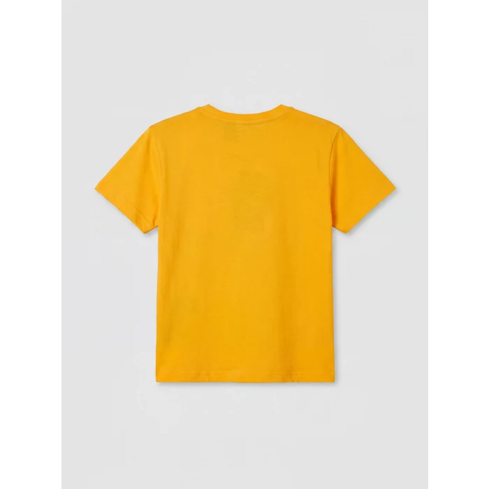LCW Kids Turuncu Galatasaray Baskılı Erkek Çocuk Pijama Takımı