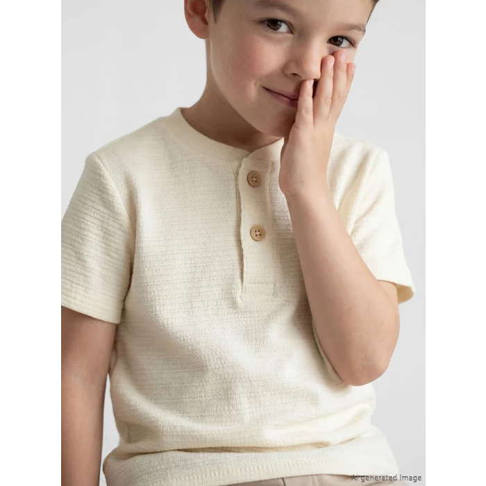 LCW Kids Bej Erkek Çocuk Tişört ve Şort