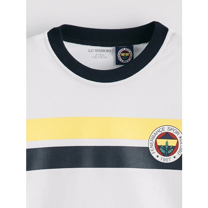 LCW Kids Beyaz Fenerbahçe Baskılı Erkek Çocuk Tişört 2li