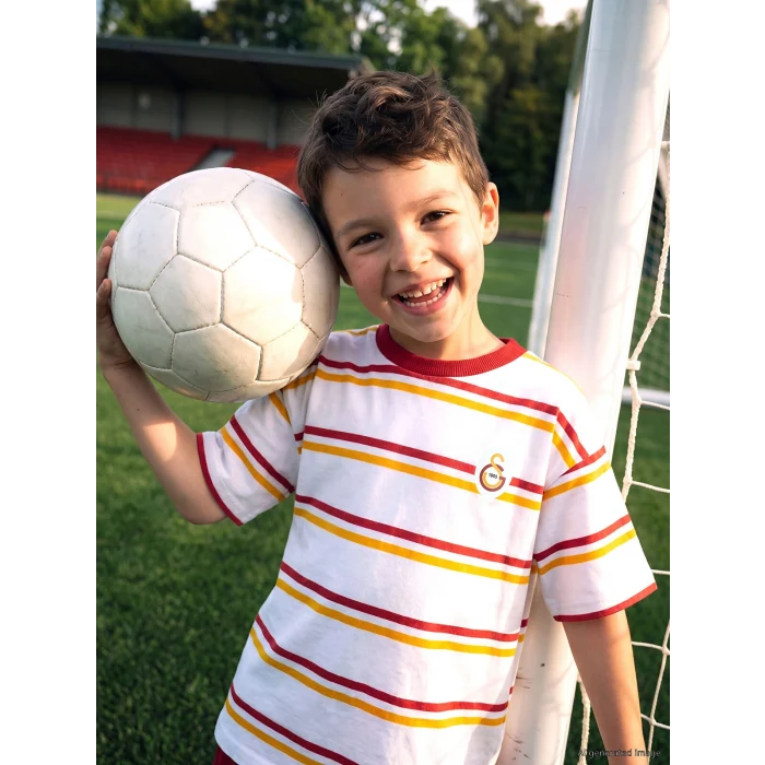 LCW Kids Siyah Galatasaray Baskılı Erkek Çocuk Tişört 2li