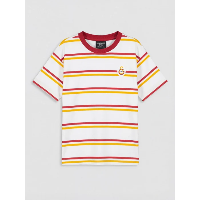 LCW Kids Siyah Galatasaray Baskılı Erkek Çocuk Tişört 2li