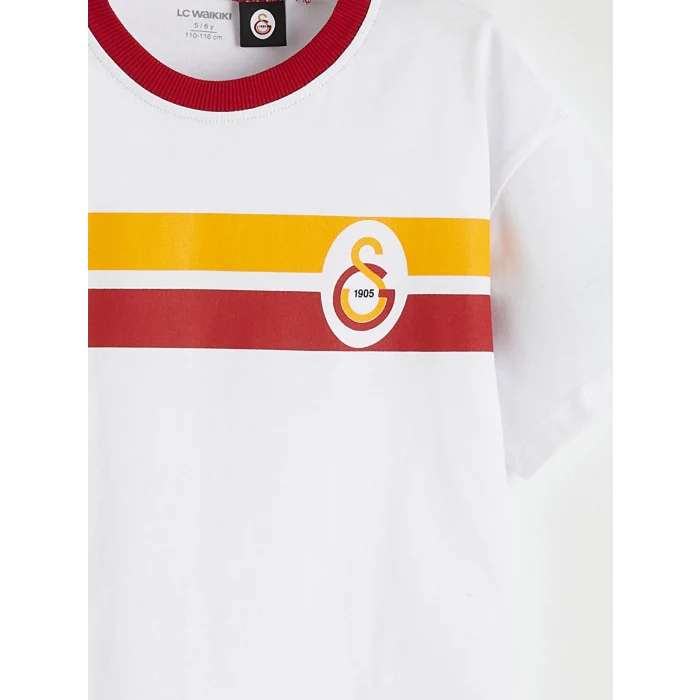 LCW Kids Beyaz Galatasaray Baskılı Erkek Çocuk Tişört 2li