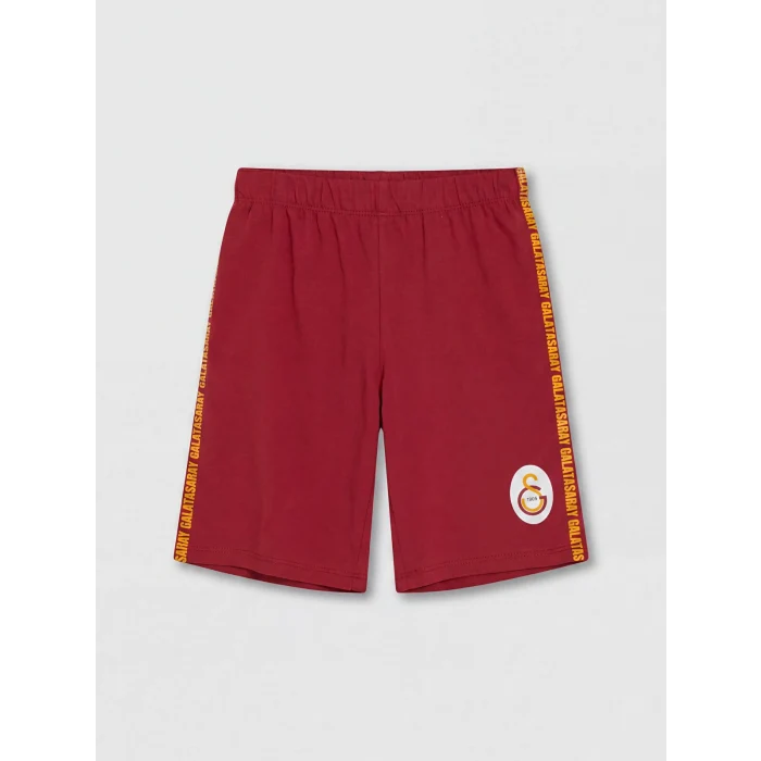 LCW Kids Turuncu Galatasaray Baskılı Erkek Çocuk Pijama Takımı