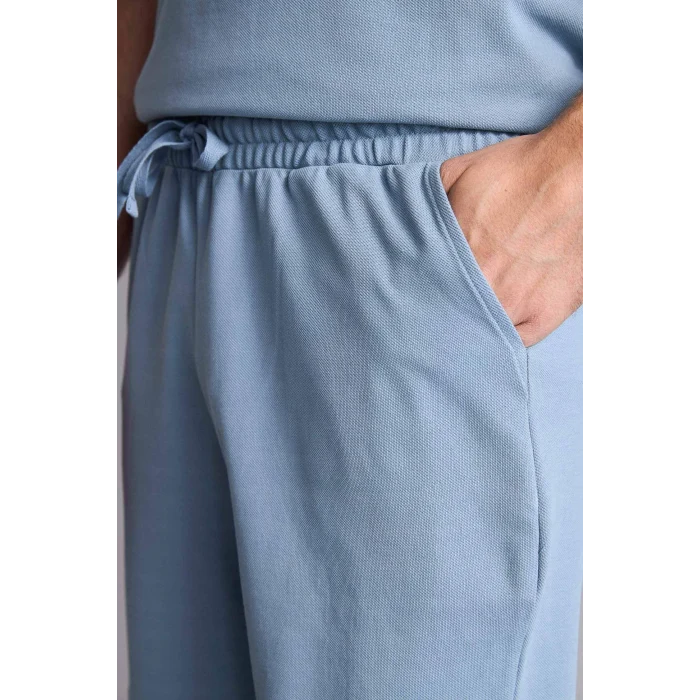 Defacto H5199AXBE299 Mavi %100 Pamuk Marvel Spıderman 2li Pijama Takımı Erkek Bebek