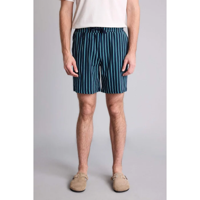 Defacto H5370AXWT34 Beyaz %100 Pamuk 2Li Baskılı Pijama Takım Şort Tişört Erkek Bebek