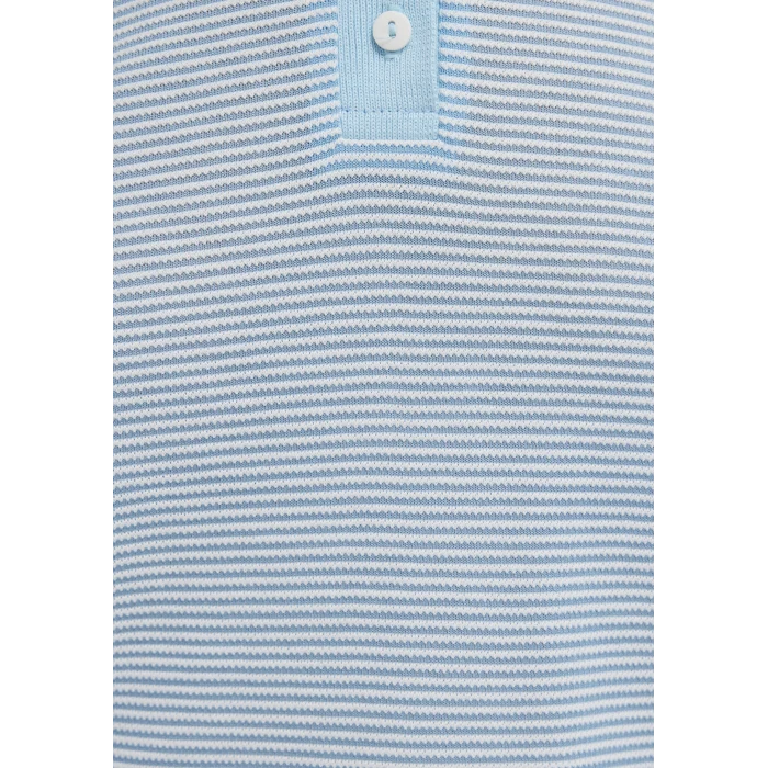 Mavi 1614310-91728 Çizgili Mavi Polo Tişört