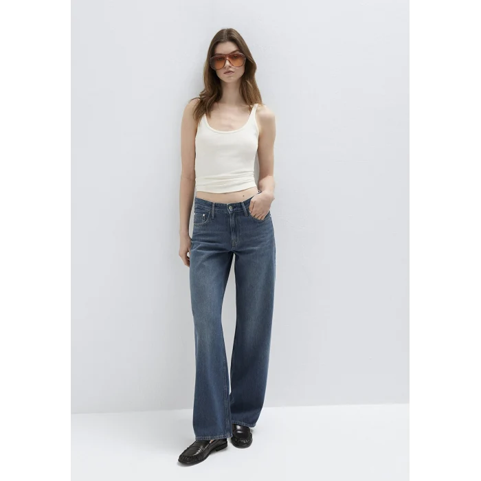 Mavi 1012645-A3167 Lovely Classic Denim Puslu Koyu Mavi Jean Pantolon
