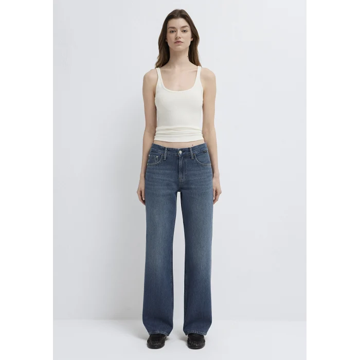 Mavi 1012645-A3167 Lovely Classic Denim Puslu Koyu Mavi Jean Pantolon