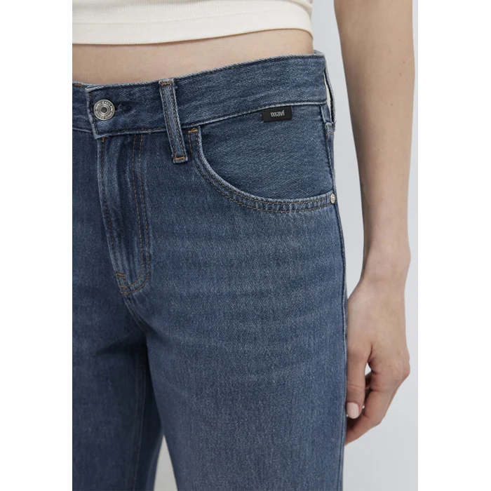 Mavi 1012645-A3167 Lovely Classic Denim Puslu Koyu Mavi Jean Pantolon
