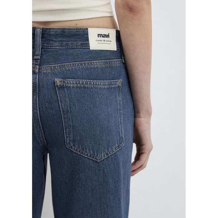 Mavi 1012645-A3167 Lovely Classic Denim Puslu Koyu Mavi Jean Pantolon