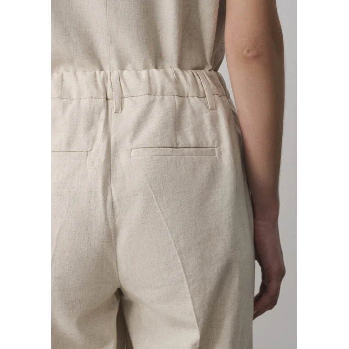 Mavi 1011197-70331 Keten Karışımlı Bej Pantolon