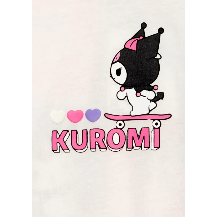 Mavi 7610456-70057 Kuromi Baskılı Ekru Tişört