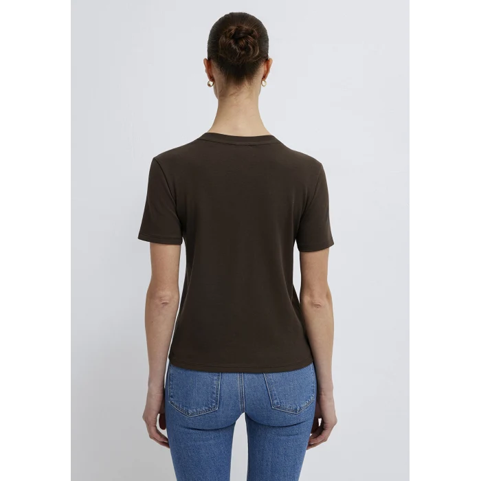 Mavi 1614181-90707 Kahverengi Basic Tişört