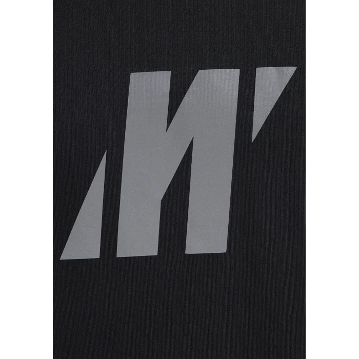 Mavi 0613092-900 Mavi Pro Logo Reflektör Detaylı Siyah Tişört