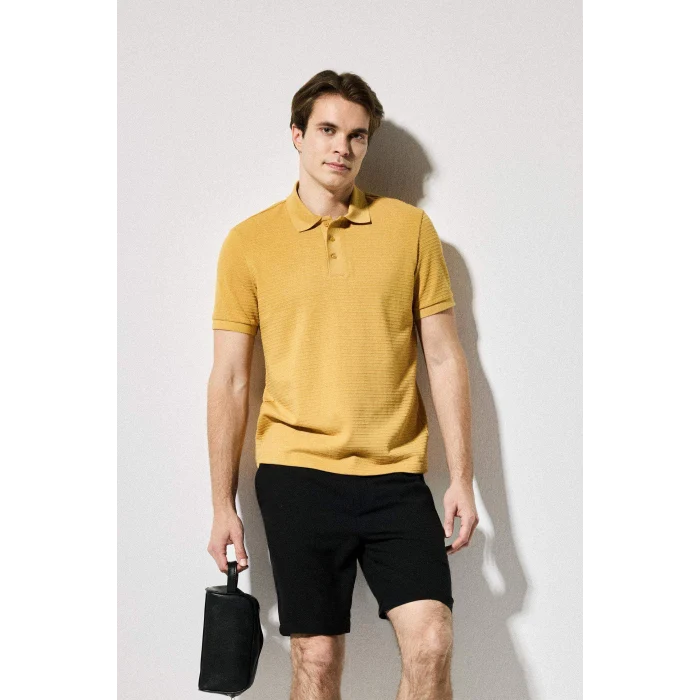 Defacto D4277AXBK27 Siyah REGULAR FIT Keten Gömlek