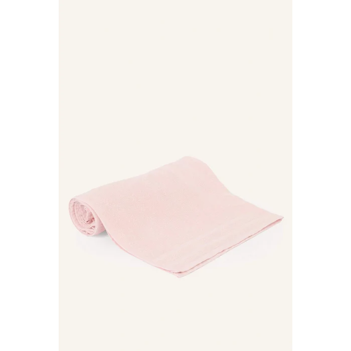Defacto E3768AXPN1 Pembe Düz Pamuklu Açık Pembe Plaj Havlusu