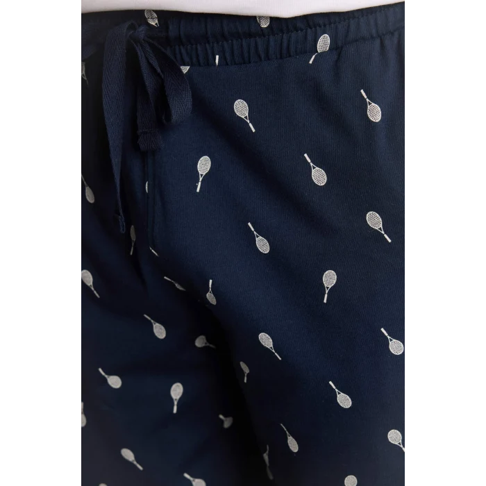 Defacto H5764AXWT34 Beyaz Regular Fıt Kısa Kollu 2li Pijama Takım