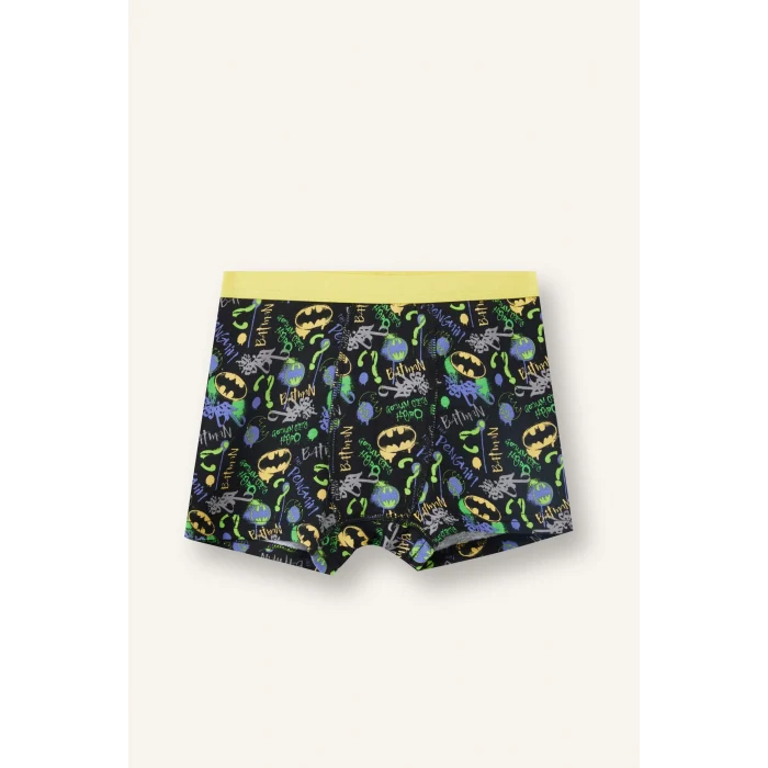 Defacto F8576A8BK81 Siyah Batman 3lü Boxer Erkek Çocuk