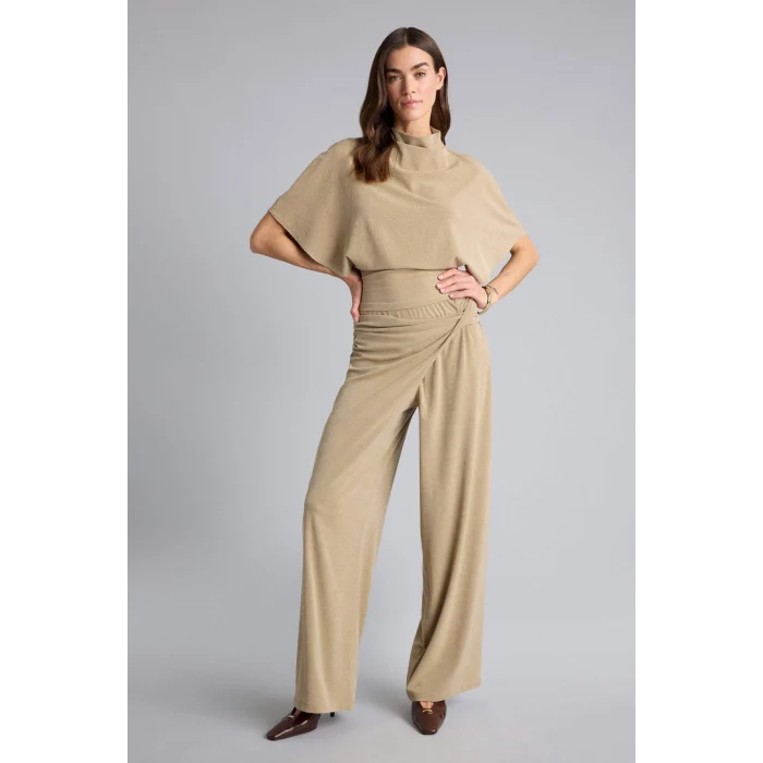 Defacto H3879AXBG801 Bej Wıde Leg Krep Pantolon