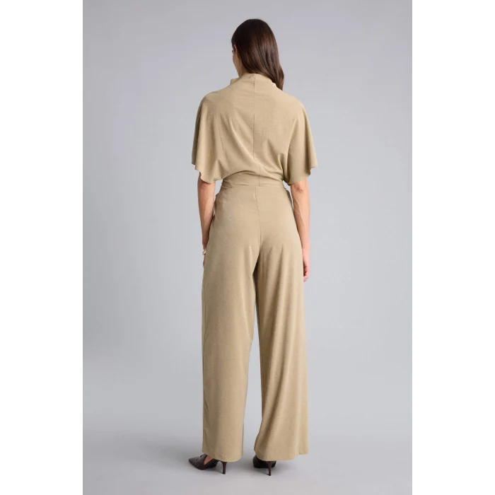 Defacto H3879AXBG801 Bej Wıde Leg Krep Pantolon