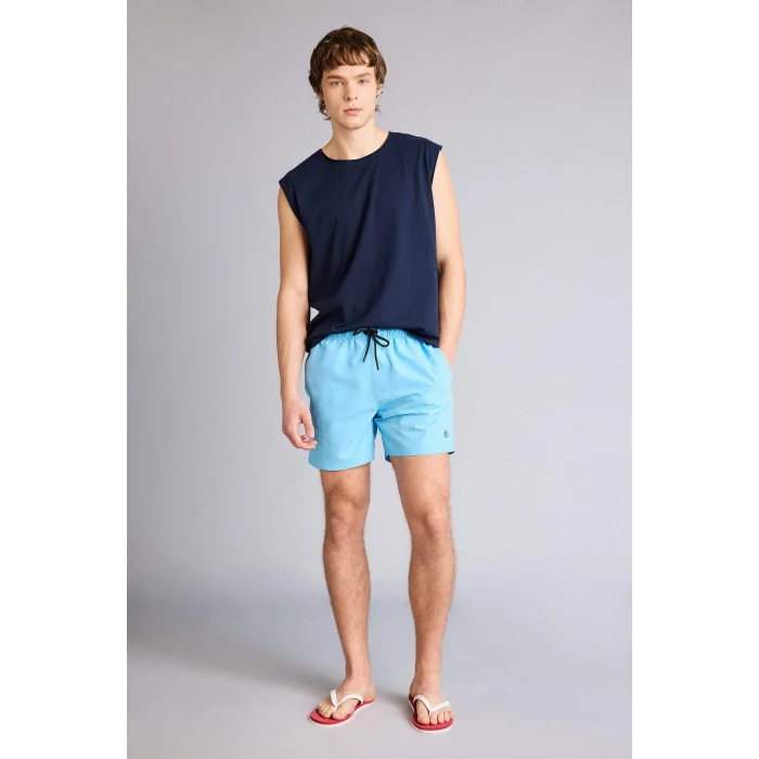 Defacto C7205AXNV256 Lacivert %100 Pamuk Boxy Fit Bisiklet Yaka Basic Atlet