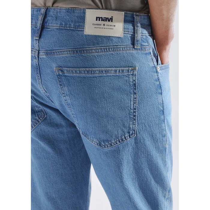 Mavi 00351A3274 Marcus Classic Denim Puslu Açık Mavi Jean Pantolon