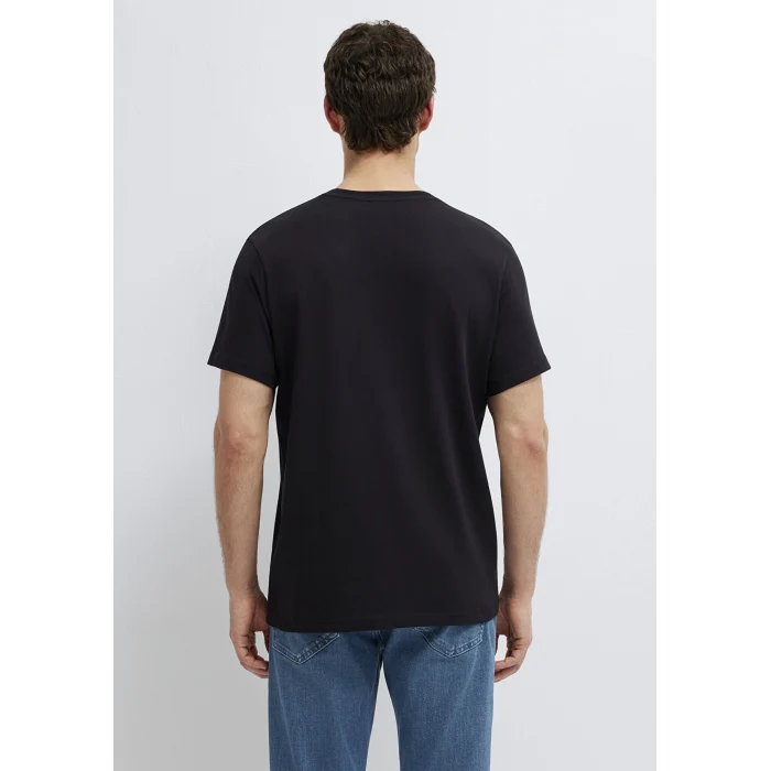 Mavi 0613364-71379 Mavi Black Baskılı Siyah Tişört