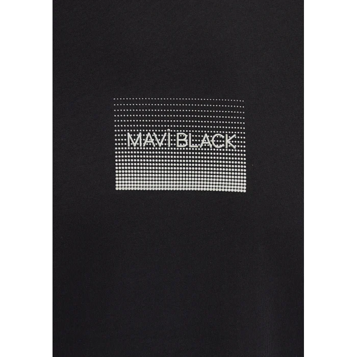 Mavi 0613364-71379 Mavi Black Baskılı Siyah Tişört