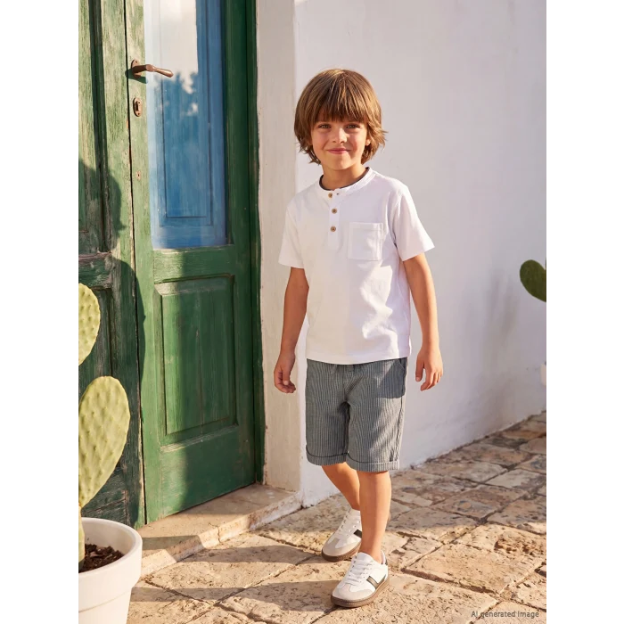 LCW Kids Beyaz Erkek Çocuk Takım