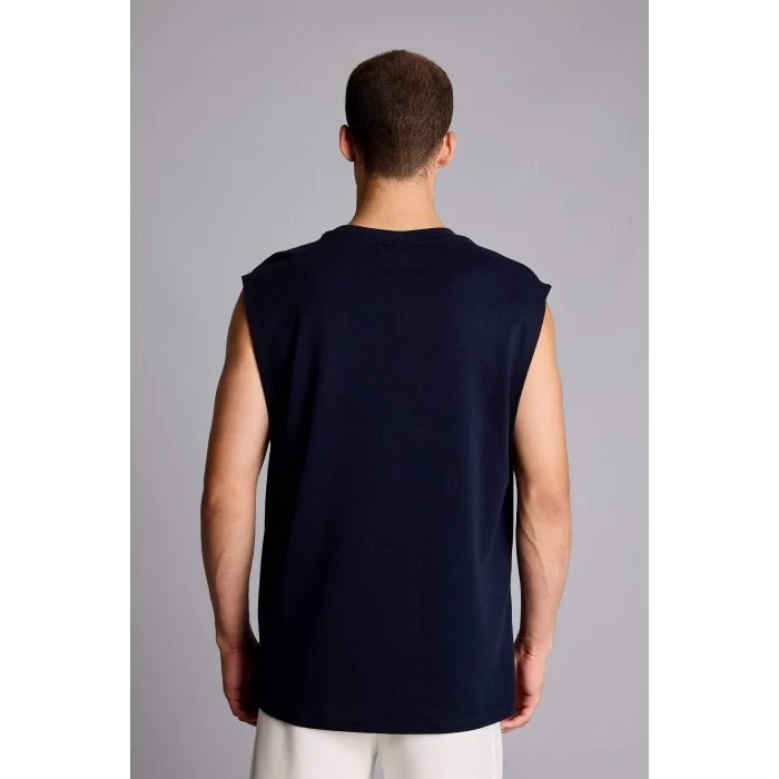 Defacto H3851AXNV253 Lacivert NBA Lisanslı Boxy Fıt Lacivert Atlet