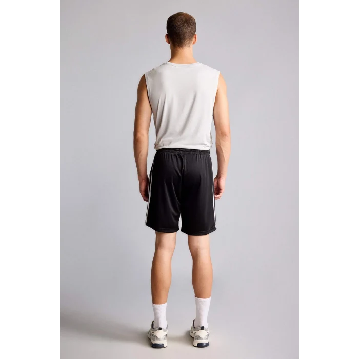 Defacto E7519AXBK81 Siyah Standart Fit Sporcu Kısa Paça Cepli Şort