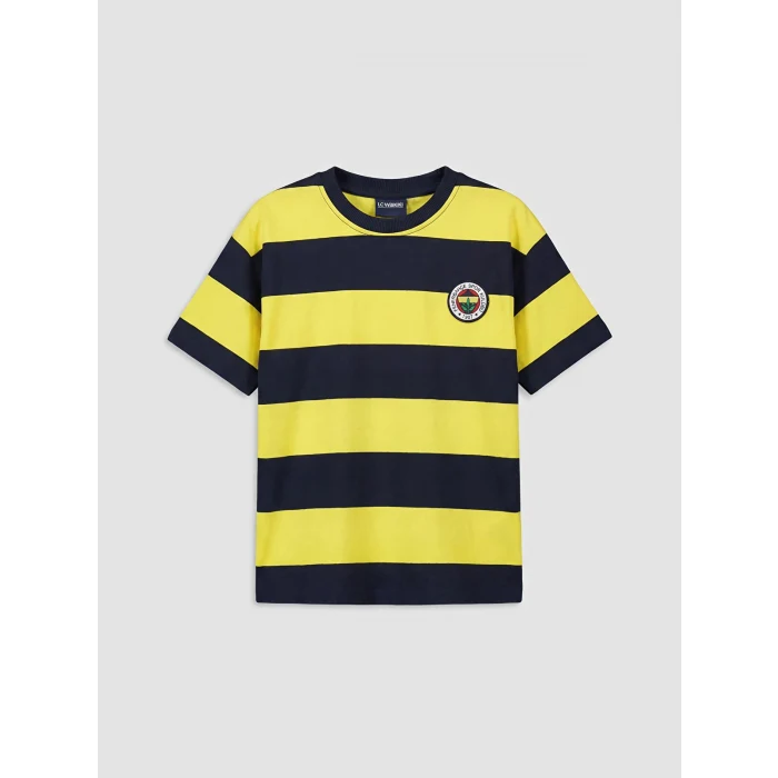 LCW Kids Sarı Fenerbahçe Baskılı Erkek Çocuk Tişört