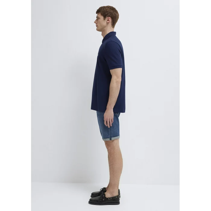 Mavi 0613287-70497 Mühür Logo Nakışlı Lacivert Polo Tişört