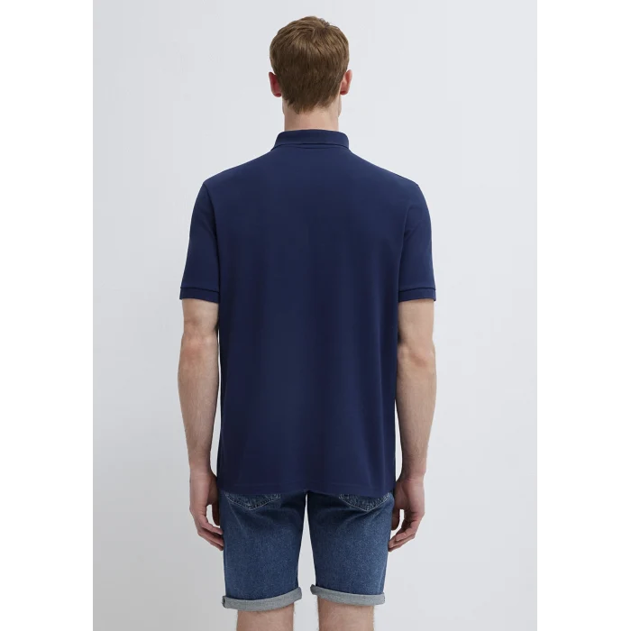 Mavi 0613287-70497 Mühür Logo Nakışlı Lacivert Polo Tişört